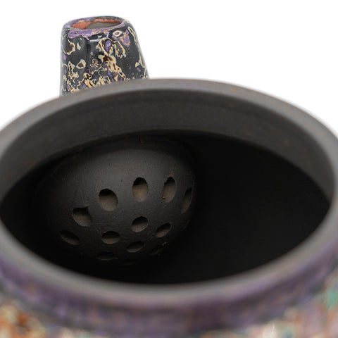 Théière en céramique raffinée laquée Dehua semi artisanale Da Qi Gong Yi #94554, 130ml