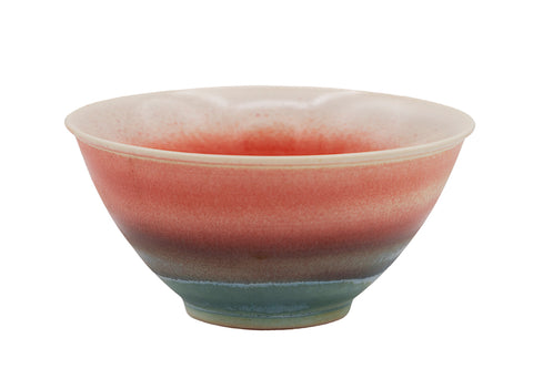 Tasse à thé en porcelaine avec glaçure dégradée rose #94558, 110ml