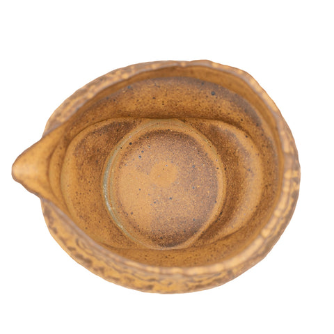 Strukturierte Keramik Gongdaobei mit geschnitztem Rand # 94559, 170ml