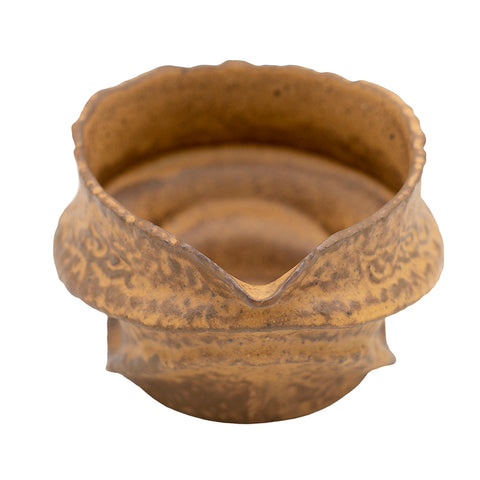 Strukturierte Keramik Gongdaobei mit geschnitztem Rand # 94559, 170ml