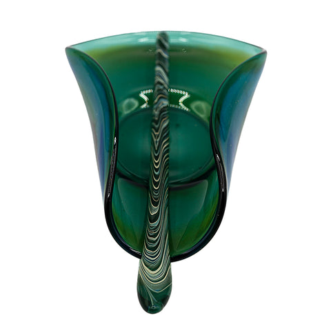 Green Willow Leaf Tea Scoop, cha he, tea presentation vessel # 94943