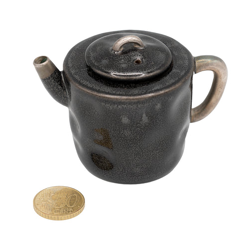 Keramische theepot met reliëf zilveren details #94561, 100ml