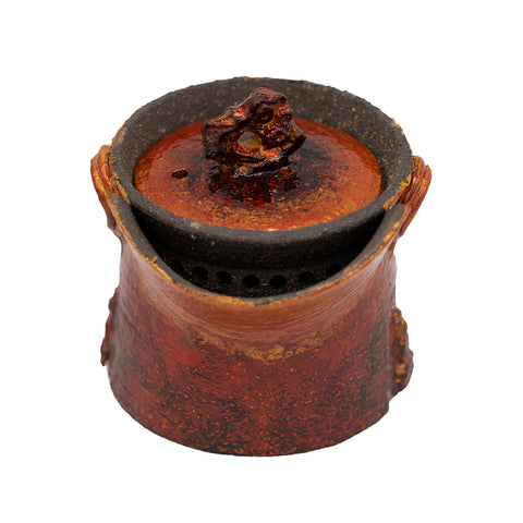 Teiera Scultorea in Ceramica con Finitura in Lacca Daqi #94563, 185ml