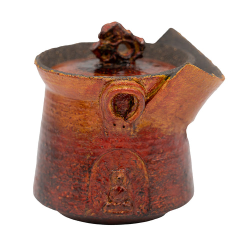 Teiera Scultorea in Ceramica con Finitura in Lacca Daqi #94563, 185ml