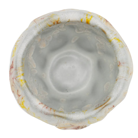 Dickwandige Keramiktasse mit mehrschichtiger Fließglasur #94569, -ml