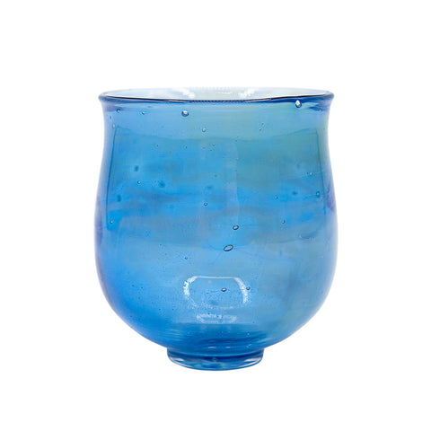 Feine blaue Glastasse # 94950