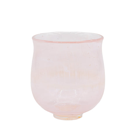 Zarte hellrosa Glastasse # 94951