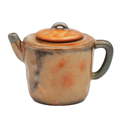 Glazed Ceramic Teapot with Qilin Relief #94573, 100ml