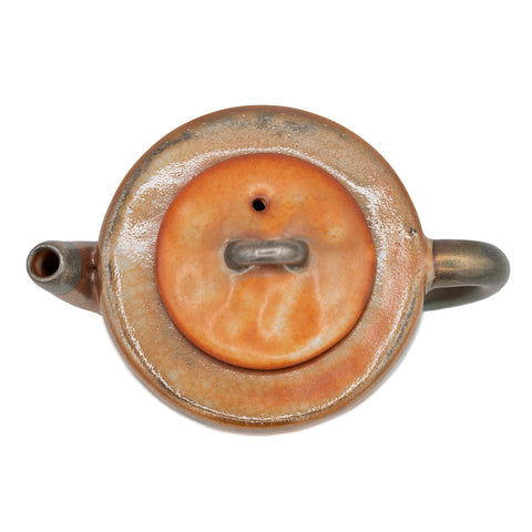 Glazed Ceramic Teapot with Qilin Relief #94573, 100ml