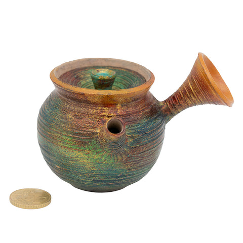 Kyusu “Opal Fire” met Daqi Gongyi-afwerking #94574, 145ml