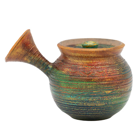 Kyusu “Opal Fire” met Daqi Gongyi-afwerking #94574, 145ml