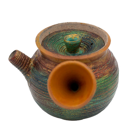 Kyusu “Opal Fire” met Daqi Gongyi-afwerking #94574, 145ml