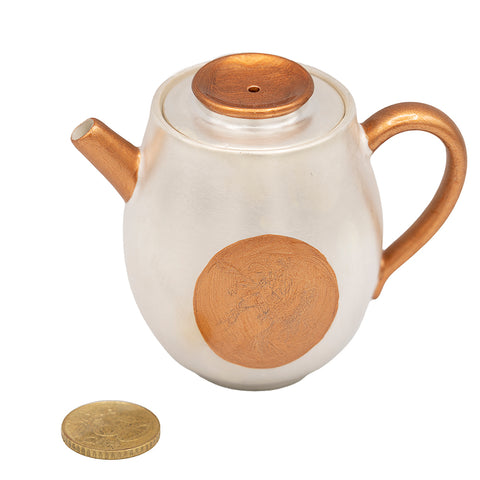 Tetera de cerámica plateada #94578, 130ml