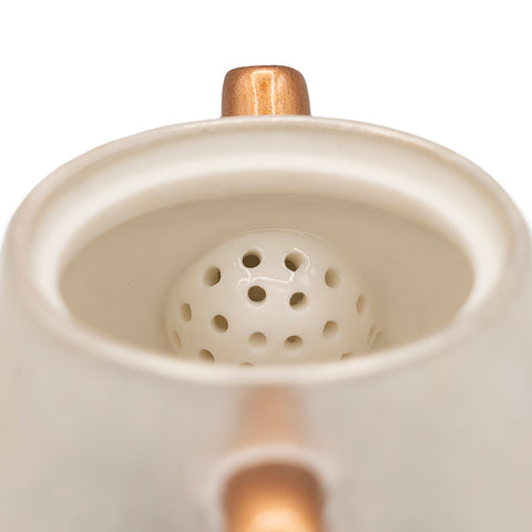 Tetera de cerámica plateada #94578, 130ml