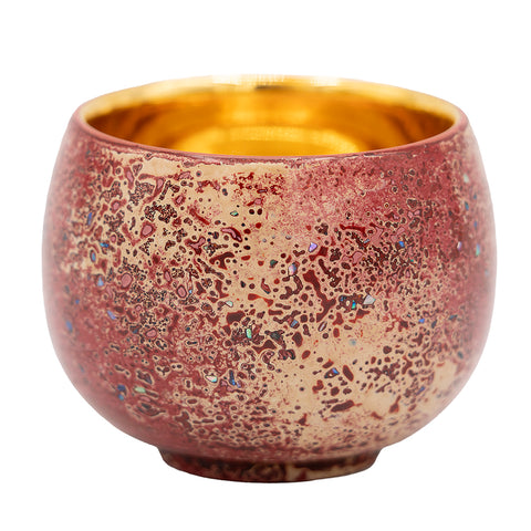 Taza de té Daqi Gongyi con interior de hoja de oro #94579, 125ml