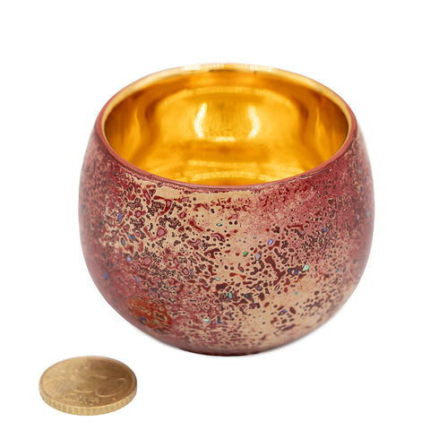 Taza de té Daqi Gongyi con interior de hoja de oro #94579, 125ml