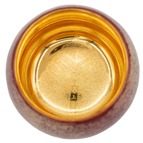 Taza de té Daqi Gongyi con interior de hoja de oro #94579, 125ml