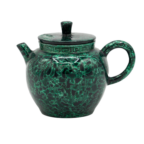 “Emerald Web” Lacquered Teapot, #94582, 140ml