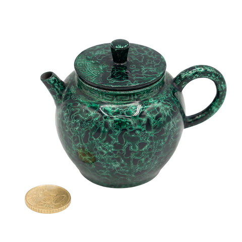 “Emerald Web” Lacquered Teapot, #94582, 140ml