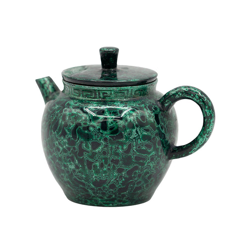 “Emerald Web” Lacquered Teapot, #94582, 140ml
