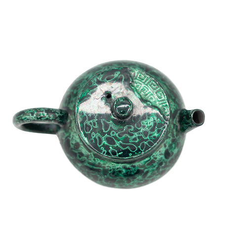 “Emerald Web” Lacquered Teapot, #94582, 140ml