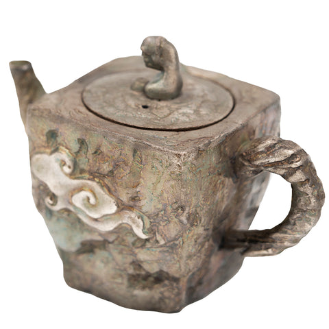 Théière en céramique argentée, #94584, 165ml