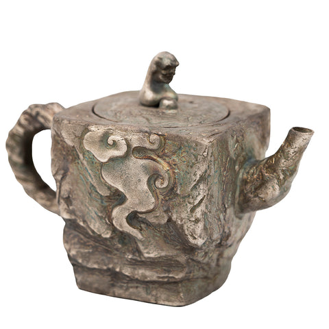 Théière en céramique argentée, #94584, 165ml