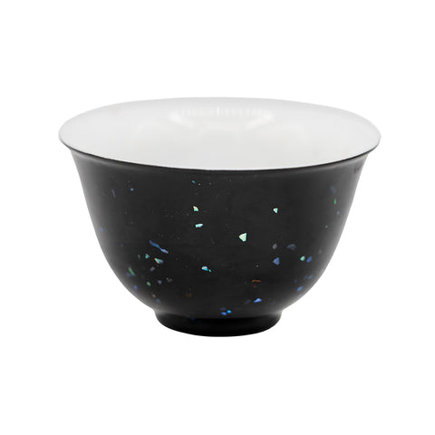 Theekopje, Zwart Geglazuurd Porselein, #95592, 80ml