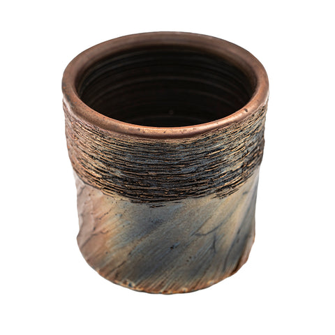 Tasse ronde colorée Dehua cuite au bois n° 94968
