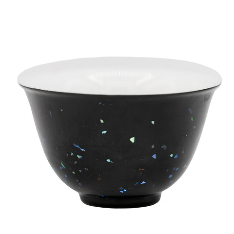 Theekopje, Zwart Geglazuurd Porselein, #95592, 80ml