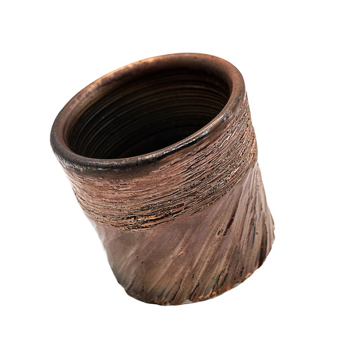 Tasse ronde colorée Dehua cuite au bois n° 94968