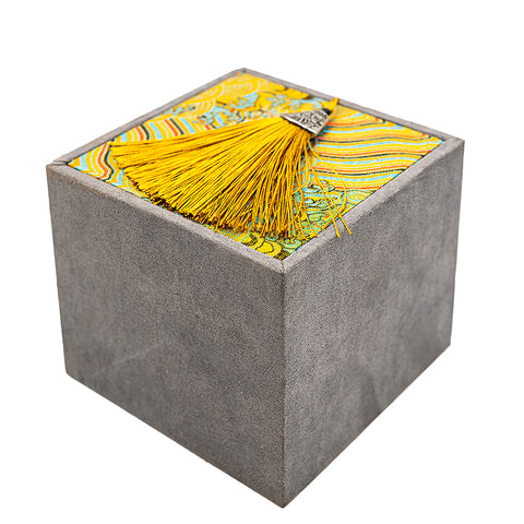 Tasse ronde colorée Dehua cuite au bois n° 94968