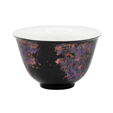 Theekopje, Daqi Gongyi lak op porselein, #95594, 90ml