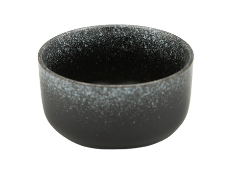 Bol à Matcha Moucheté Noir – Bol à Thé en Céramique Moderne pour Rituels de Matcha # 93973