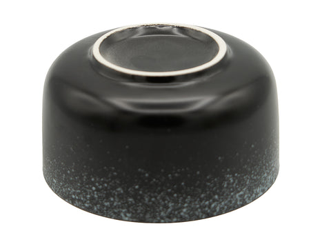 Schwarz gesprenkelte Matcha-Schale – Moderne Keramik-Teeschale für Matcha-Rituale # 93973