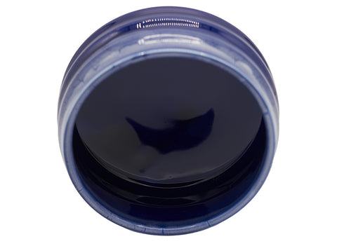 Blue and White Gradient Matcha Bowl – Vibrant Ribbed Ceramic Tea Bowl for Matcha Lovers # 93977