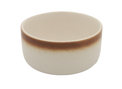 Minimalist White Gradient Matcha Bowl – Elegant Ceramic Tea Bowl for Traditional Matcha Ceremony # 93976