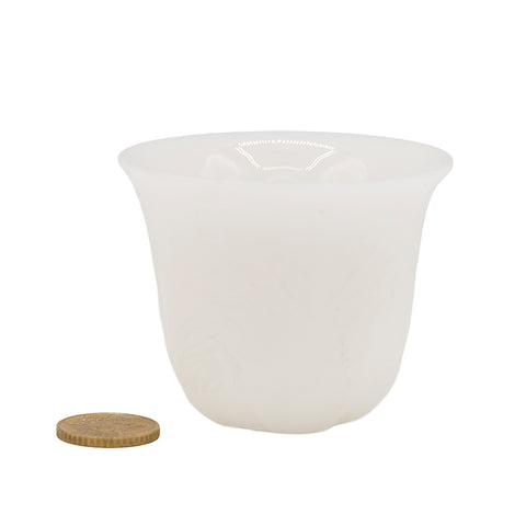 Tasse en porcelaine, style jade Dehua, #95598, 100ml