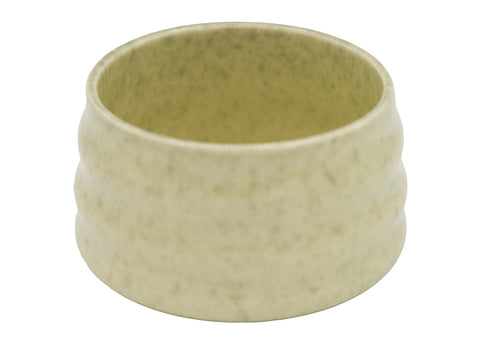 Gerippte grüne gesprenkelte Matcha-Schale – Keramik-Teeschale für traditionelle Matcha-Zubereitung # 93983