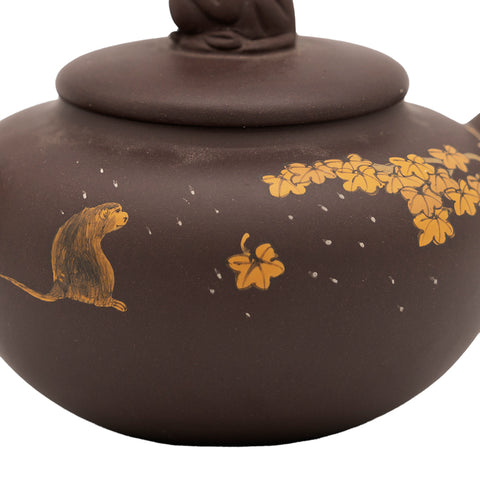 Yixing Theepot, Zisha-klei met Apendeksel, #95601, 210ml