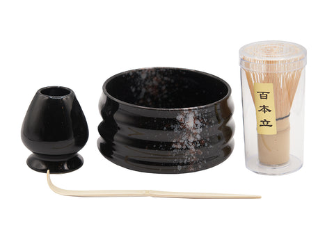 Black Matcha Tea Set 4pcs/set # 93988
