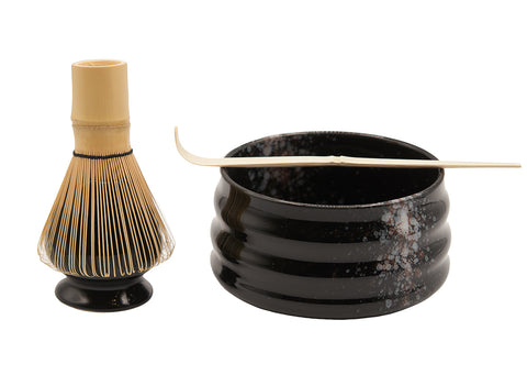 Black Matcha Tea Set 4pcs/set # 93988