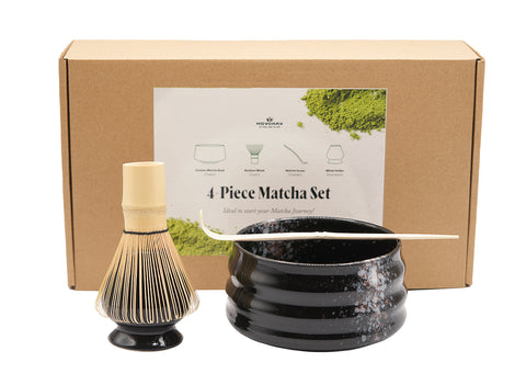 Black Matcha Tea Set 4pcs/set # 93988