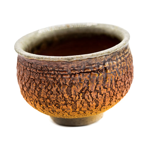 Holzgefeuerter Dehua-Becher mit Rissglasur Nr. 94979