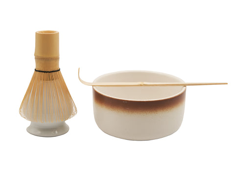 Elegant Verloop Wit Matcha Theeset # 93997