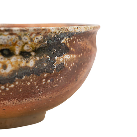Wood-Fired Dehua Sesame-Dot Wide Cup # 94988