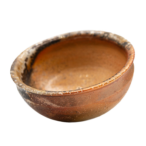 Wood-Fired Dehua Sesame-Dot Wide Cup # 94988