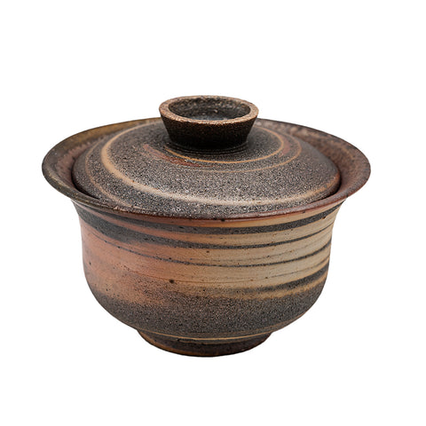 Wood-Fired Dehua Marbled-Clay Gaiwan # 94996