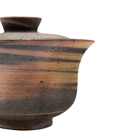 Wood-Fired Dehua Marbled-Clay Gaiwan # 94996