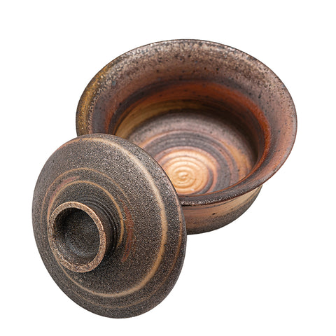 Wood-Fired Dehua Marbled-Clay Gaiwan # 94996